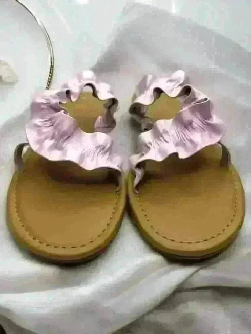 Light Pink Swirl Flats - cunei